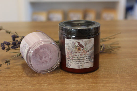 Raven's Lavender Silk Sugar Scrub - 4 oz