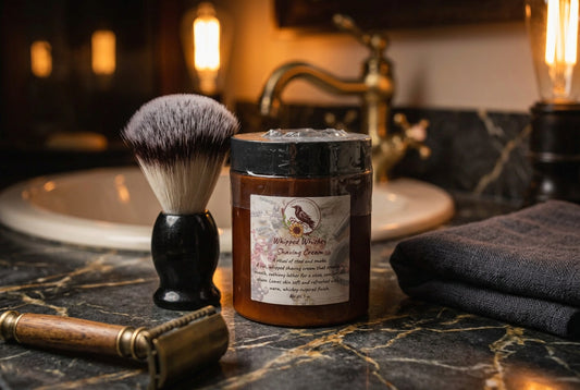 Whipped Whiskey Shaving Cream